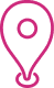 Localisation : Marqueur de carte et point GPS facile Icône de localisation rose, marqueur de carte minimaliste indiquant un point géographique ou une adresse précise.